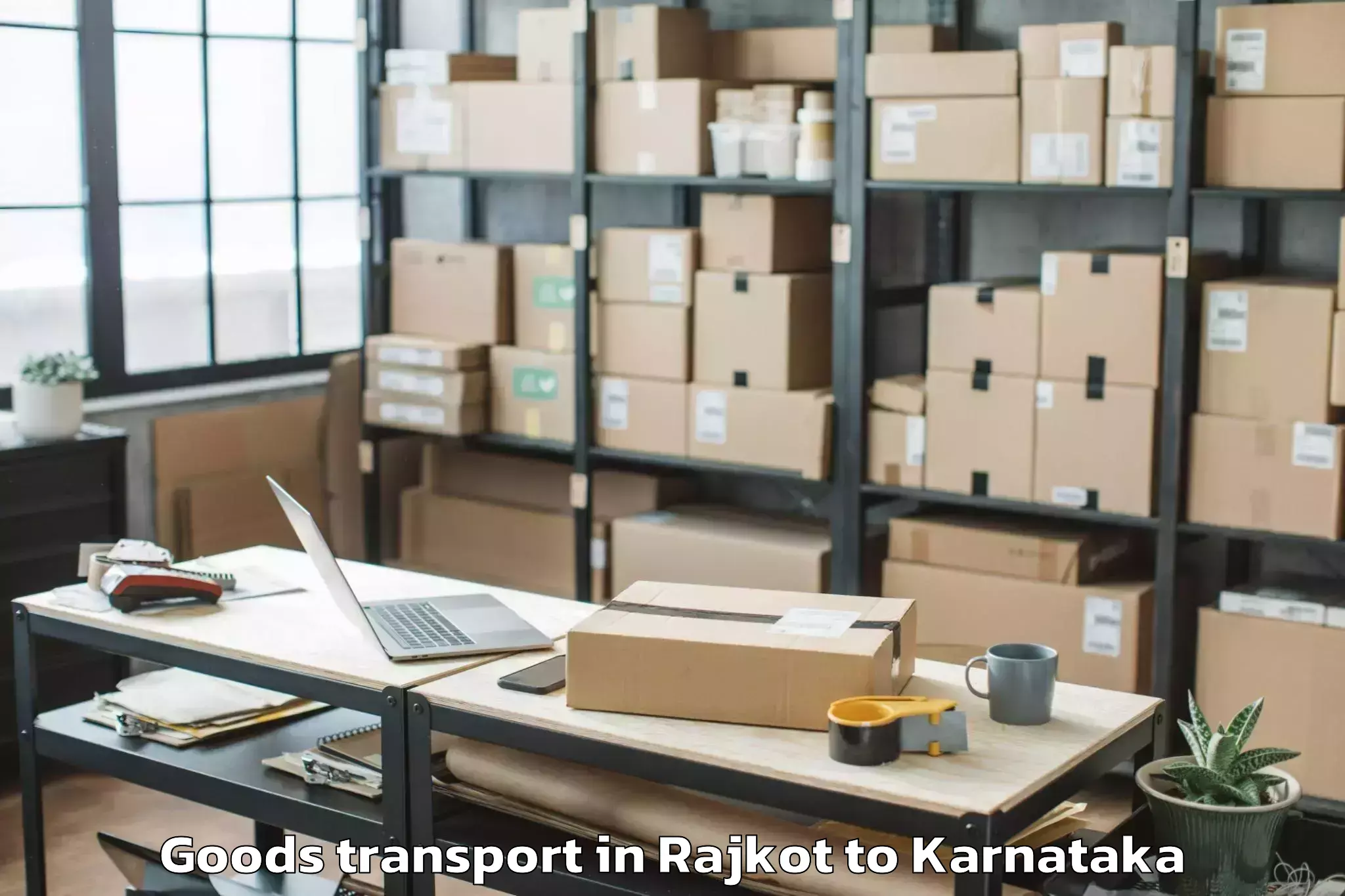 Affordable Rajkot to Bengaluru Airport Blr Goods Transport